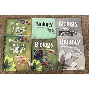 ABeka Biology Student Text, Quiz & Tests 4th Edition 10th Grade Science Set of 6